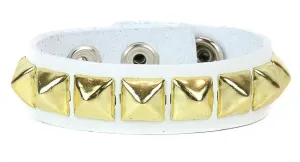Studded Bracelet One Row White Bracelet