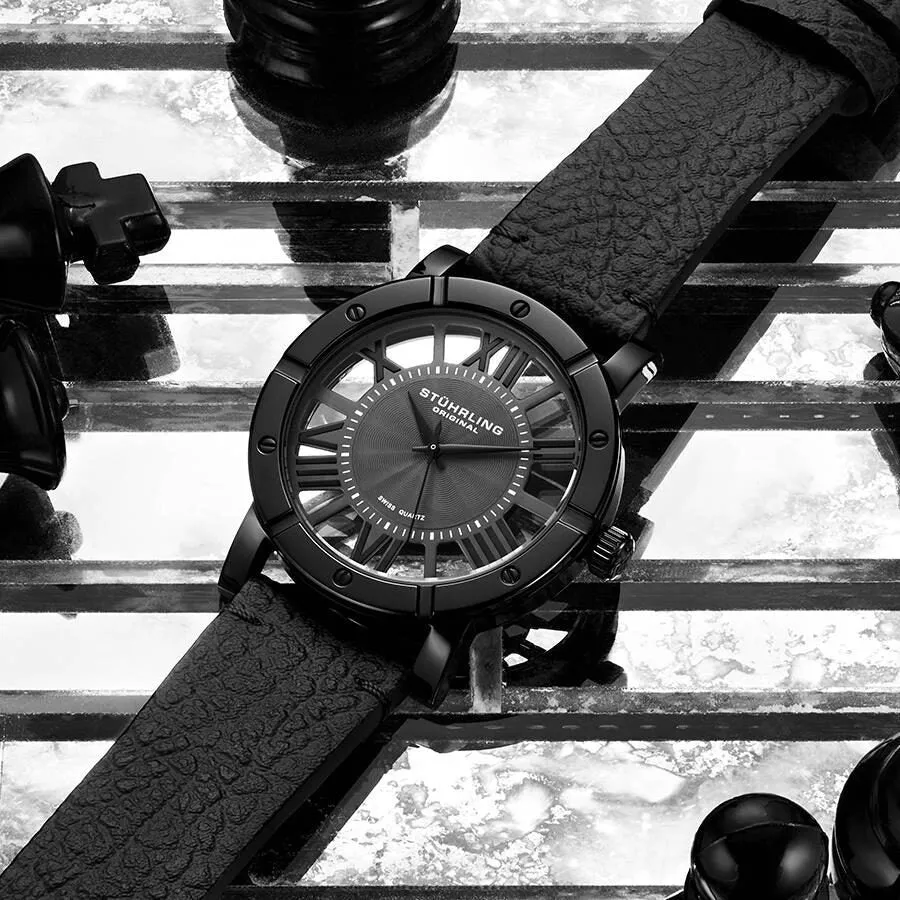 Stuhrling Original Symphony Quartz Black Dial Men's Watch M13613