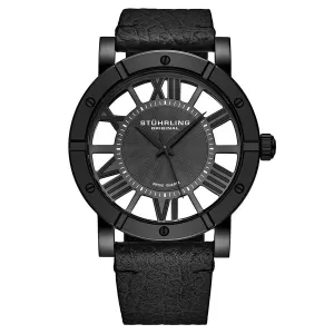 Stuhrling Original Symphony Quartz Black Dial Men's Watch M13613