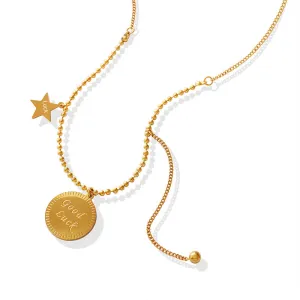 Stylish Star Bead Chain Necklace for Trendsetters