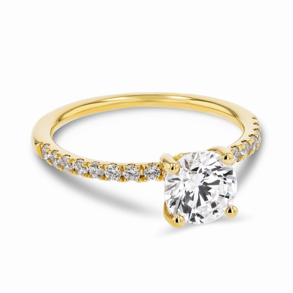 Fantastic Object Zelda Lab Grown Diamond Classic Hidden Halo Engagement Ring