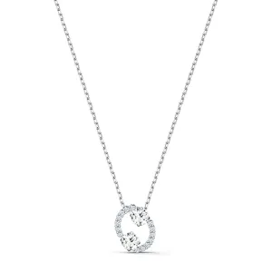 SWAROVSKI Womens All Zodiac Symbols Crystal Pendant Mixed Metal Finish Clear White Crystal Necklace - SV-5561422