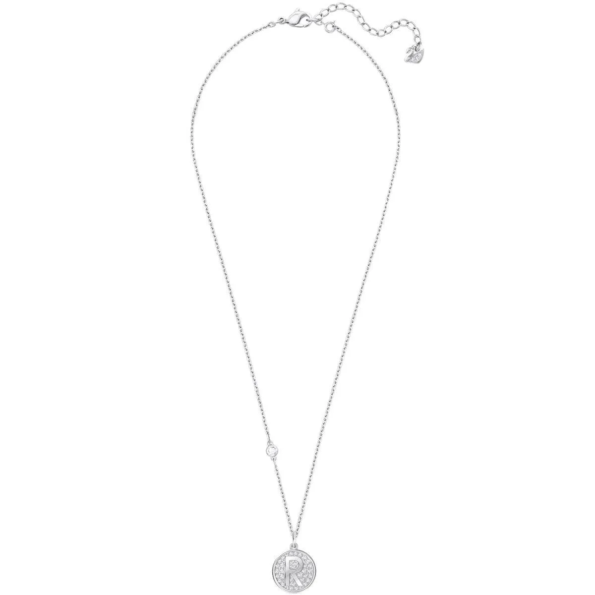 Swarovski Women's Necklace - Americas Letter R Clear Crystal Pendant | 5367209