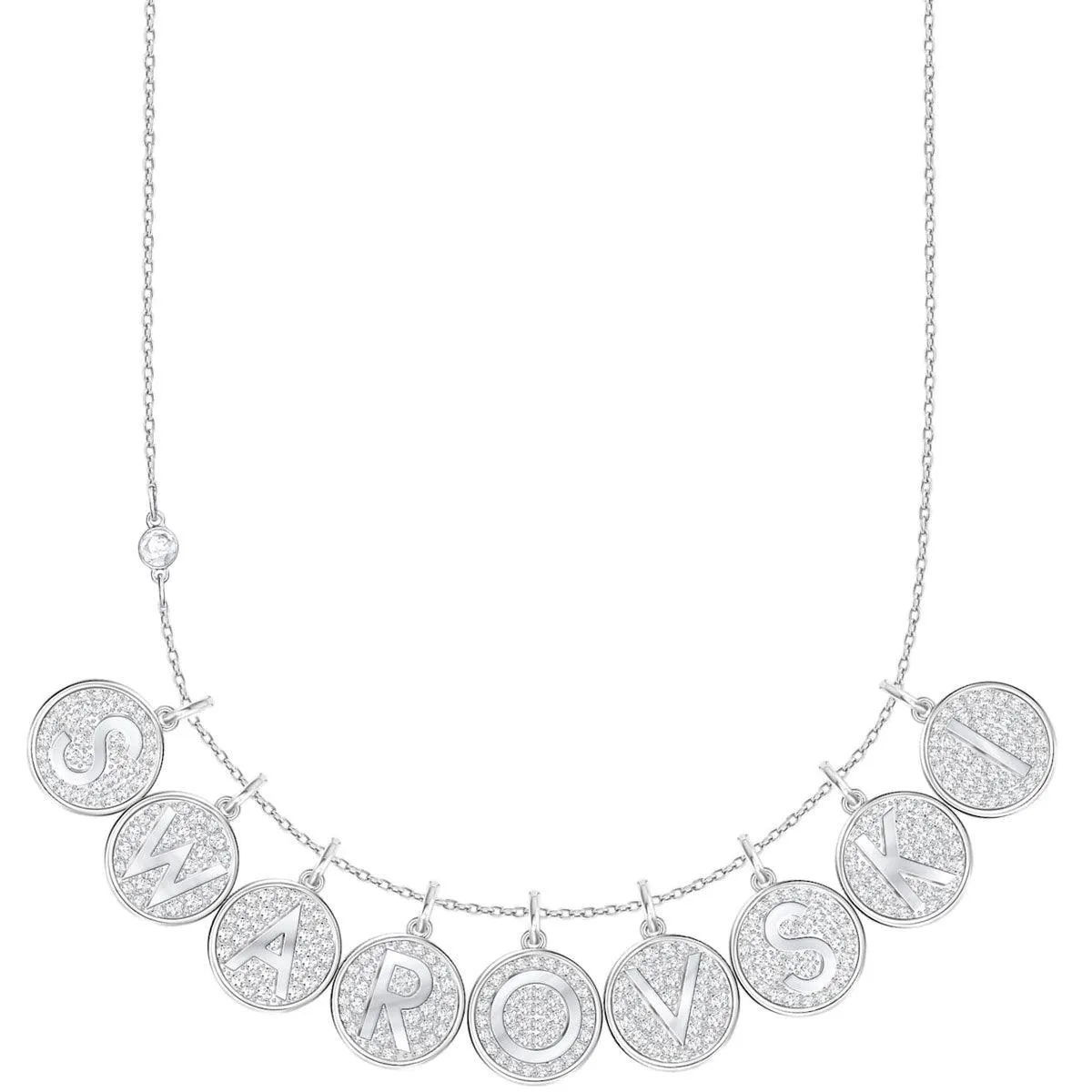 Swarovski Women's Necklace - Americas Letter R Clear Crystal Pendant | 5367209
