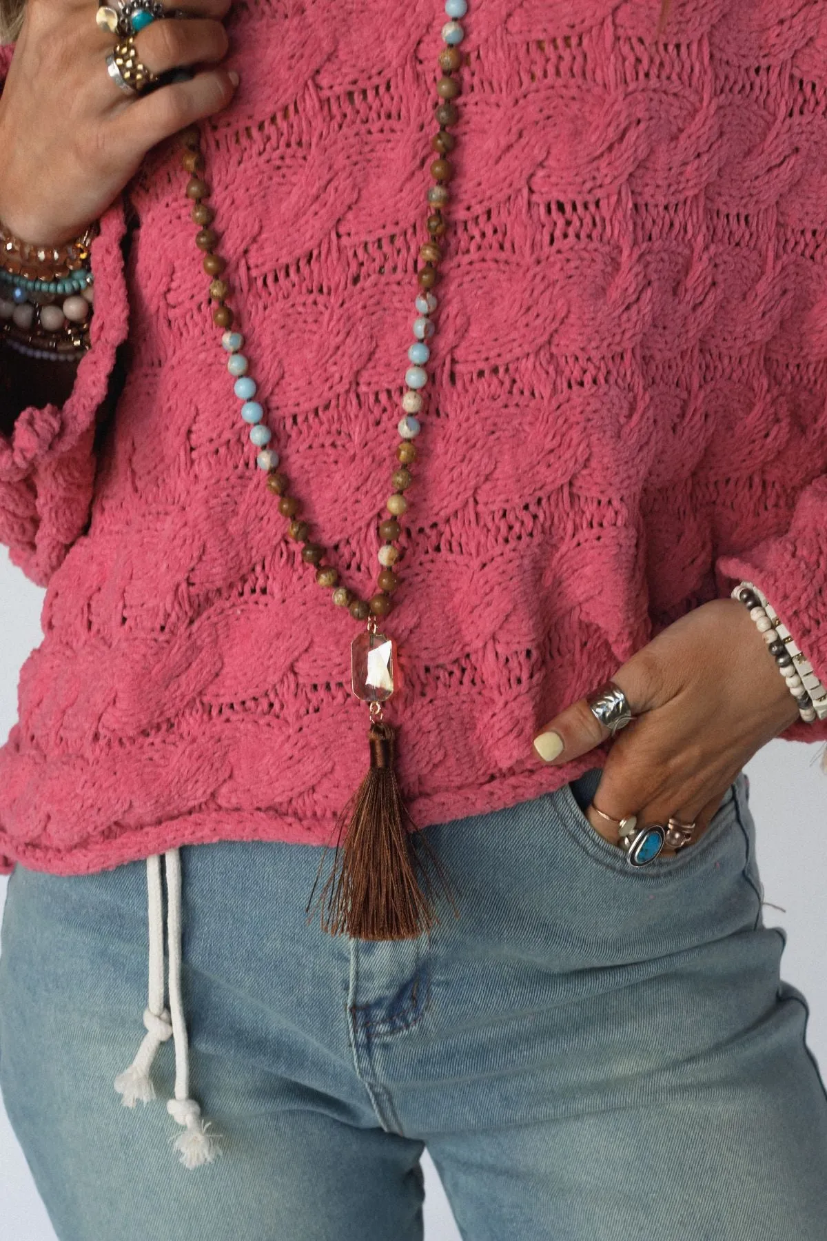 Tama Necklace - Brown Multi