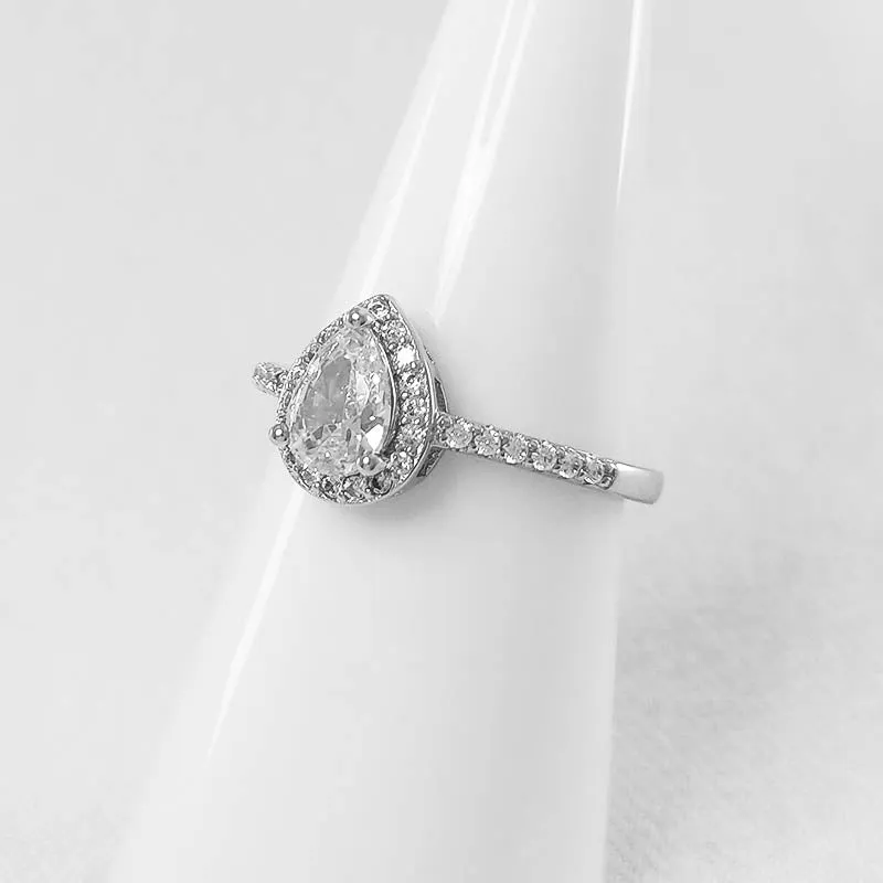Teardrop Cubic Ring