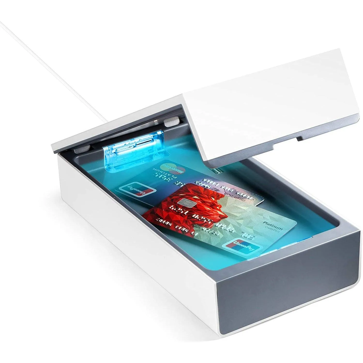 Technaxx UV Anti-Virus Disinfection Wireless Charging Box - White | TX-148