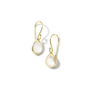 Teeny Teardrop Earrings in 18K Gold