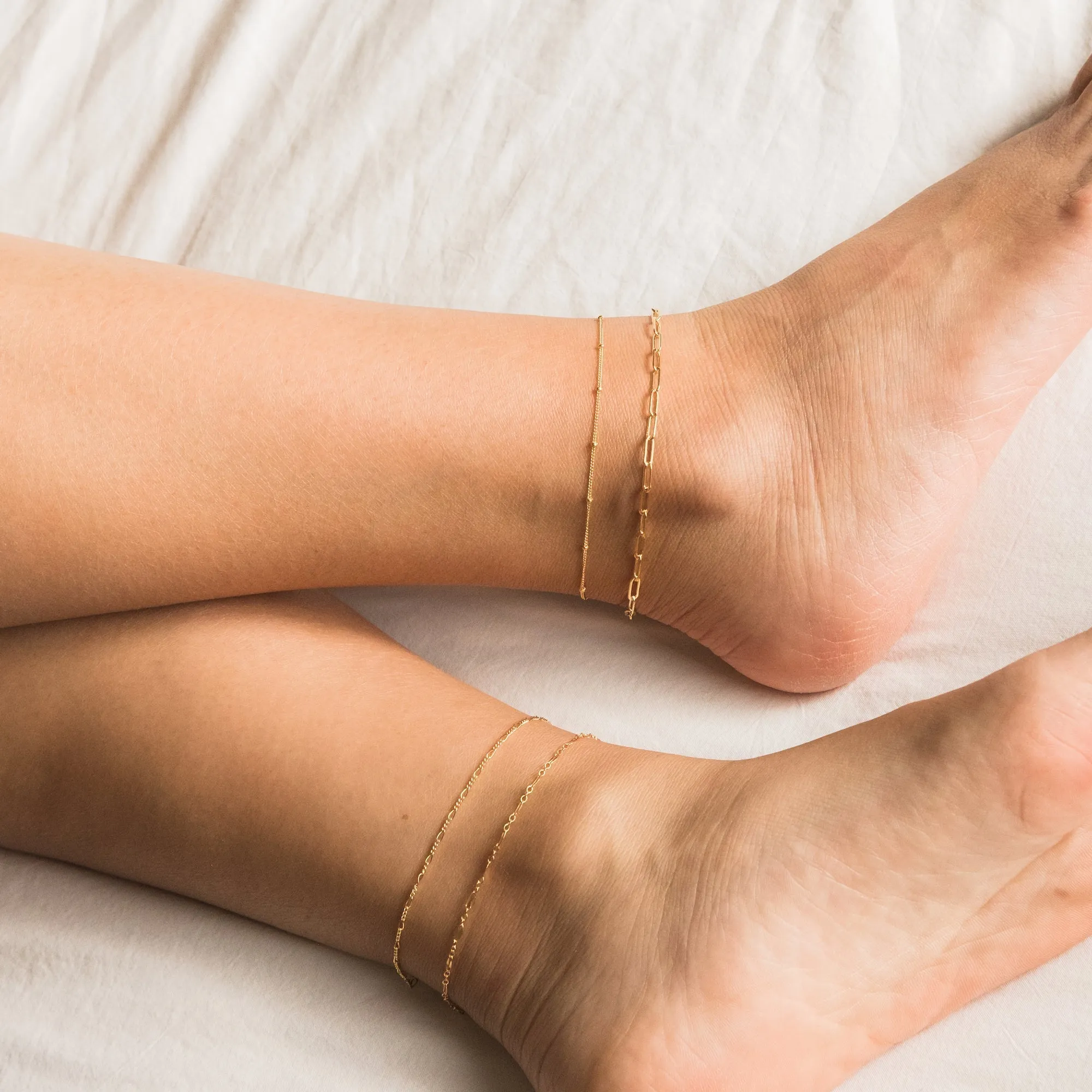Thin Figaro Anklet