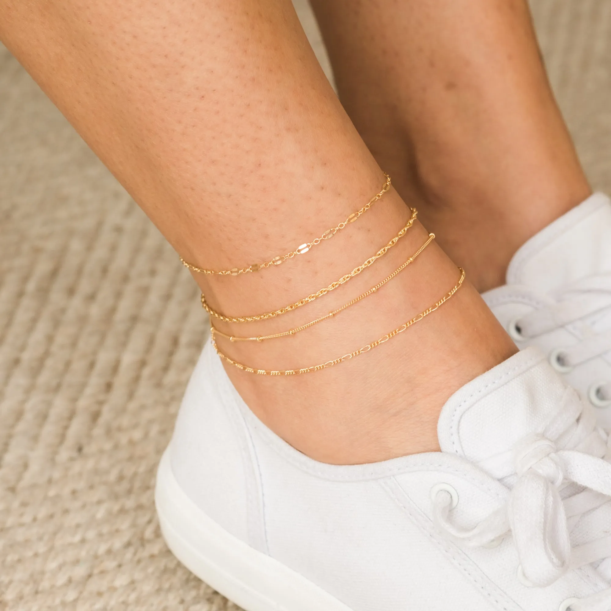 Thin Figaro Anklet
