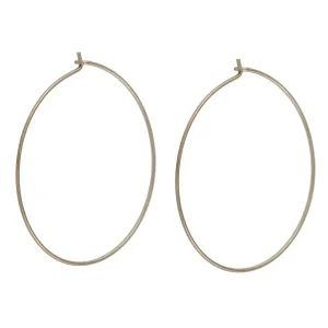 Thin hoop earrings minimalist large hoops