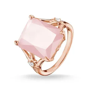 Thomas Sabo Large Stone with Star Shoulder Ring