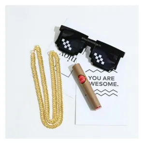 Thug Life Set - Pixel Glass Combo - Pretend Play Set