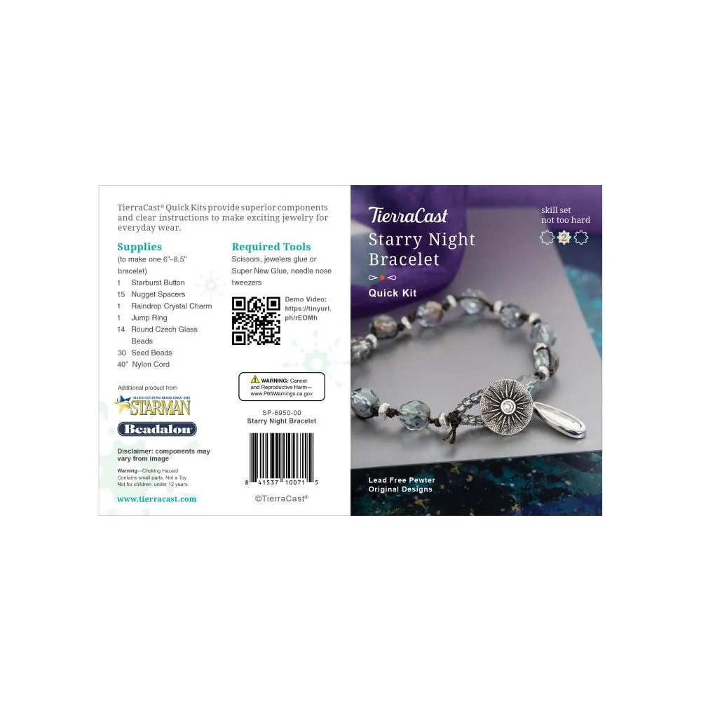 TierraCast Starry Night Bracelet Jewellery Making Kit*