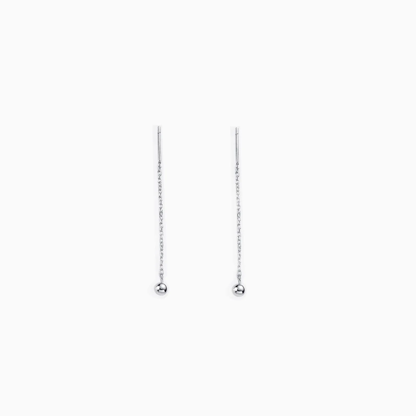 Tiny Ball Threader Earrings