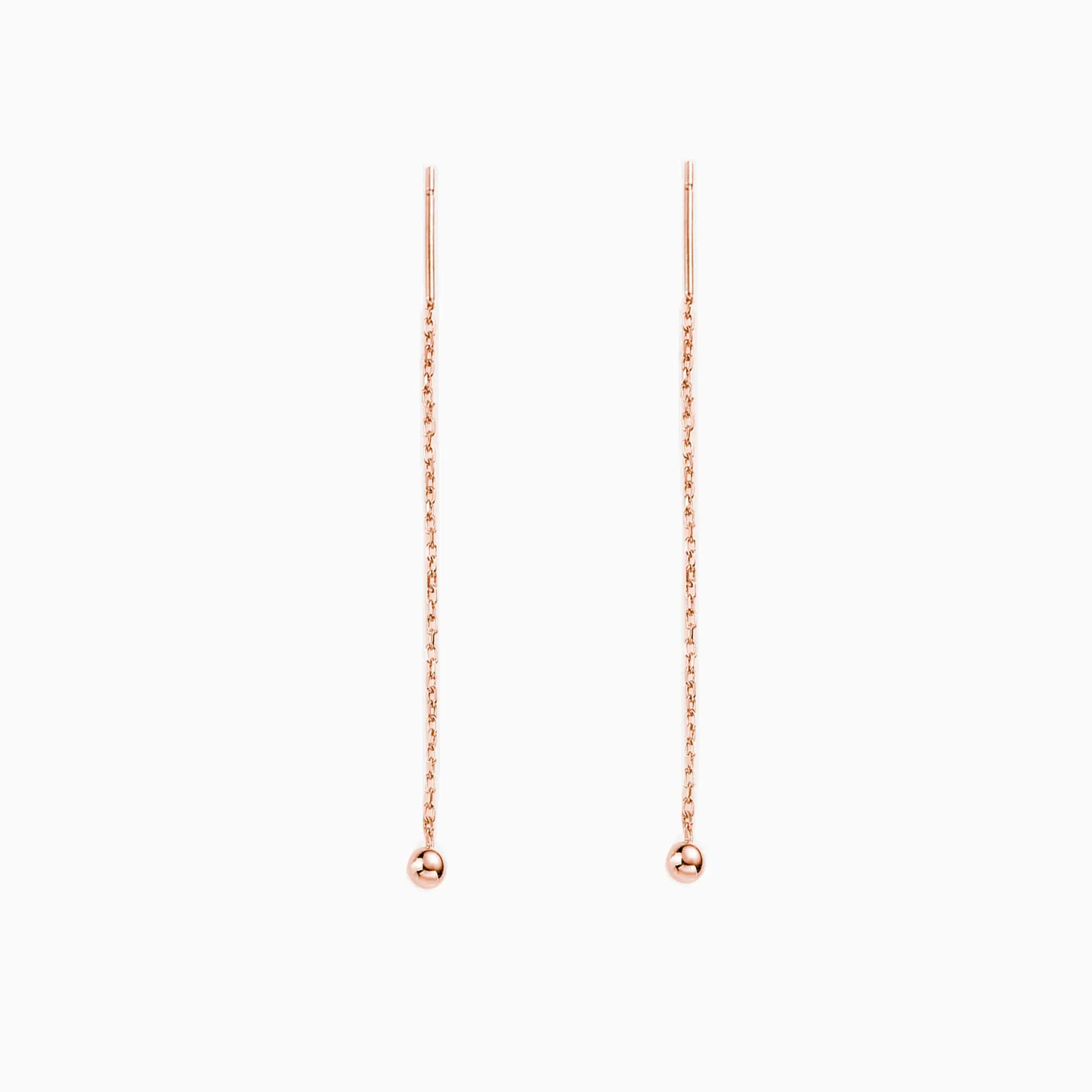 Tiny Ball Threader Earrings