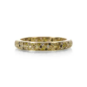 Tire Multi-Color Diamond Band