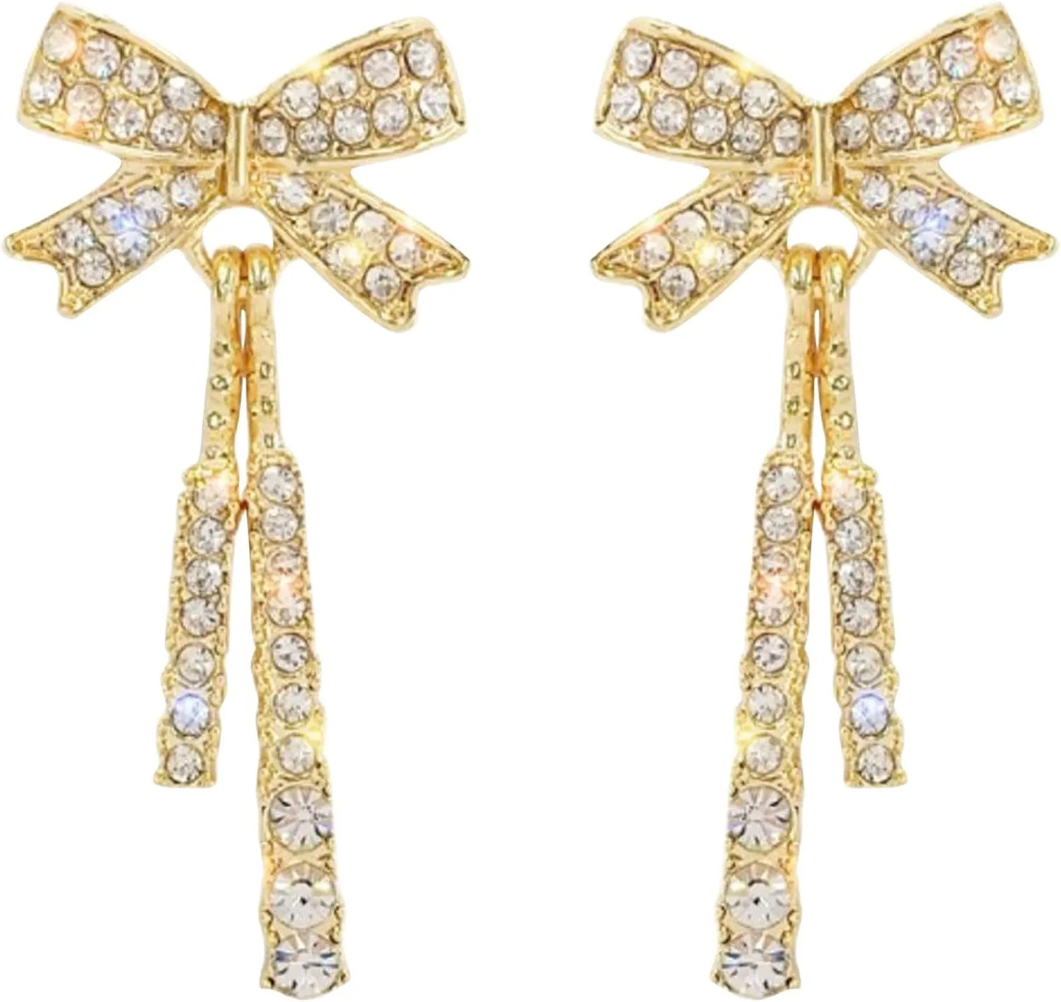 Toddler Clip on Earrings 925 Female Needle Simple Bow Earrings Temperament Earrings Lady with Diamond Pearl Silver Earrings Earrings Flat Back Earring (Multicolor, One Size)