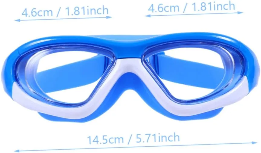 Totority Clear Swimming Glasses for Comfortable Goggles with Wide Field of View Fit to Prevent Water Leakage for