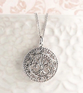 Tree of Life Medallion Pendant Beaded Adornment