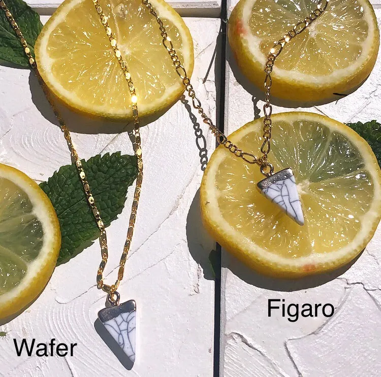 Triangle pendant necklace