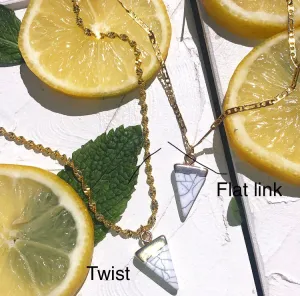 Triangle pendant necklace