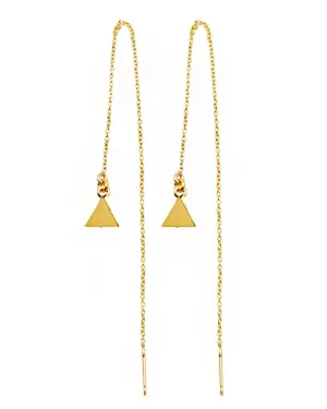 Triangle Threader Earrings