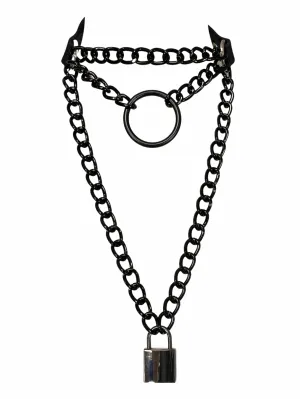 TripleChain SquareLock Choker