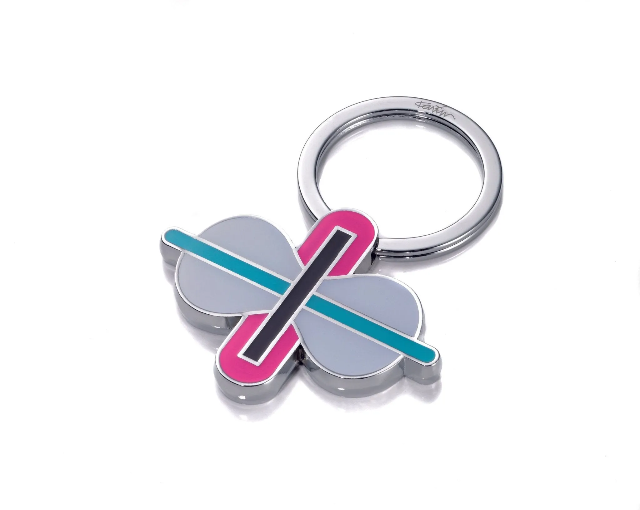 Troika Karim Rashid Kosmic Charm Keychain Orange