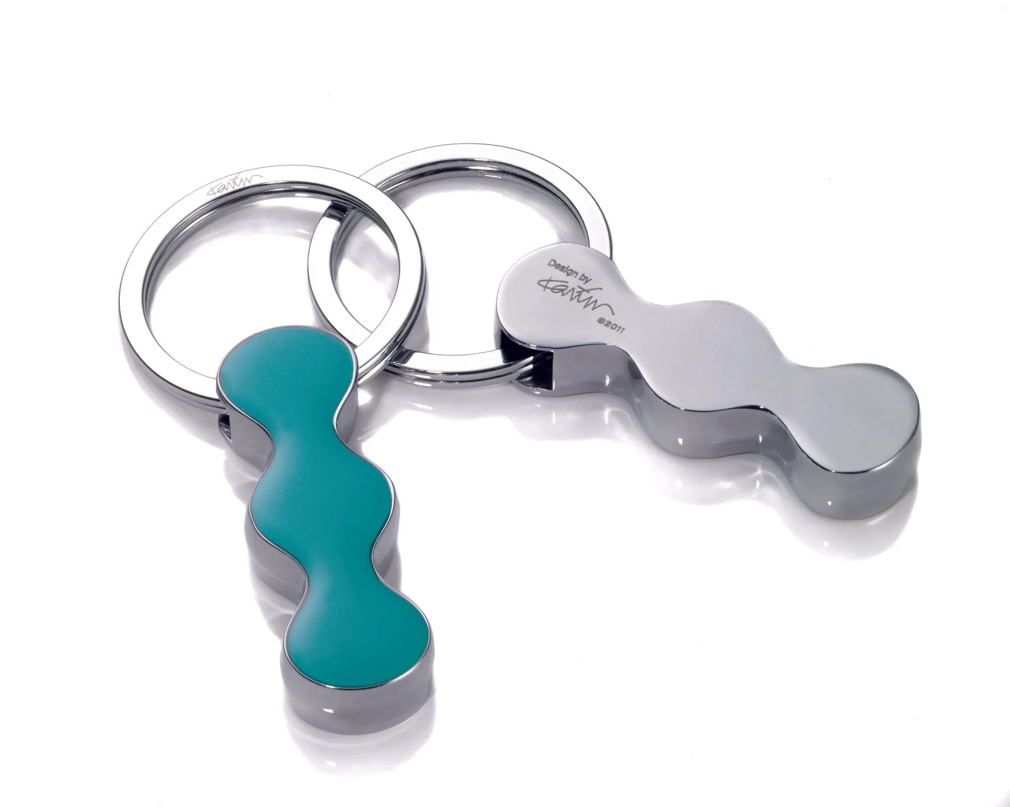 Troika Karim Rashid Nexus Charm Keychain