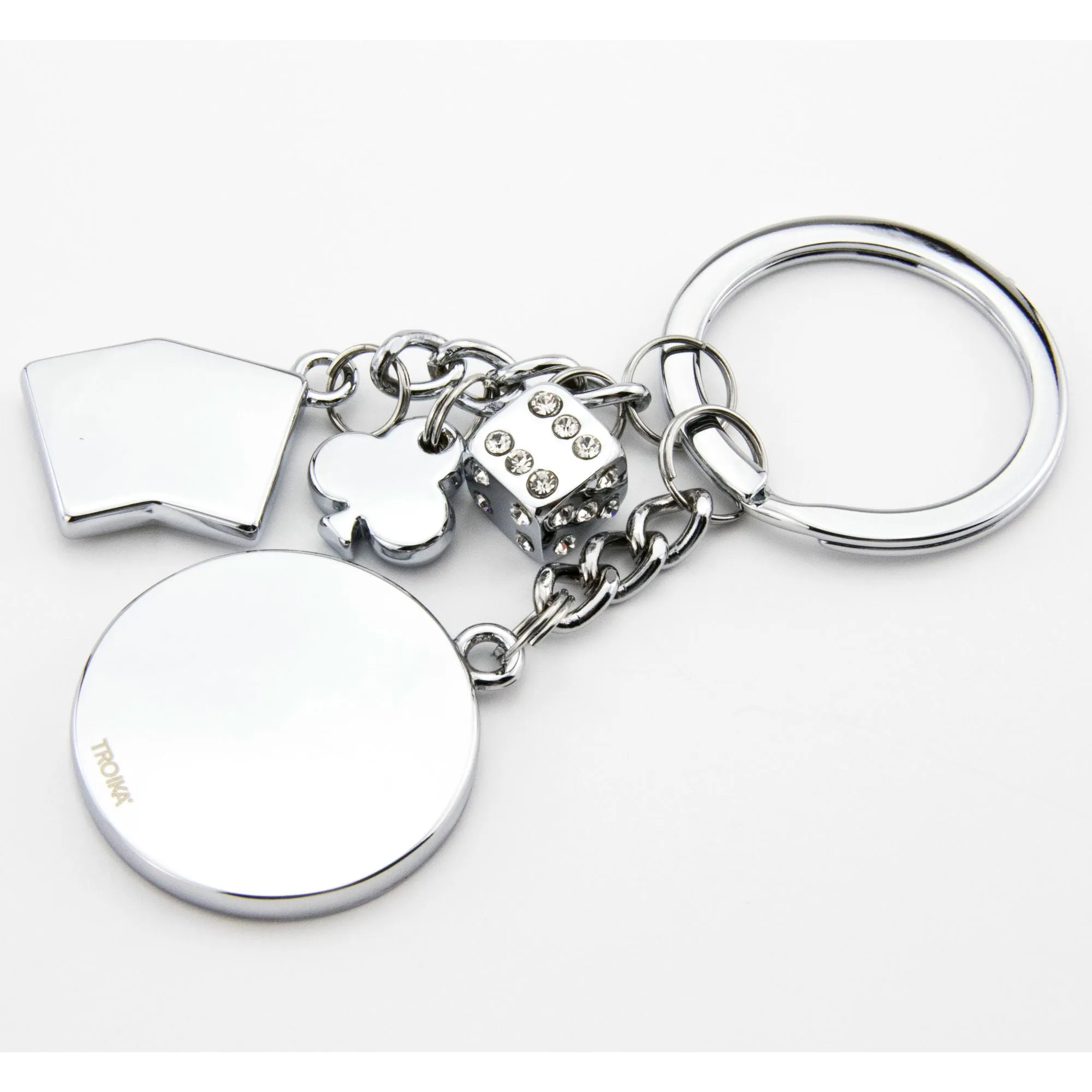 Troika Vegas Grand Casino, Keychain with Enamel Casino Game Charms