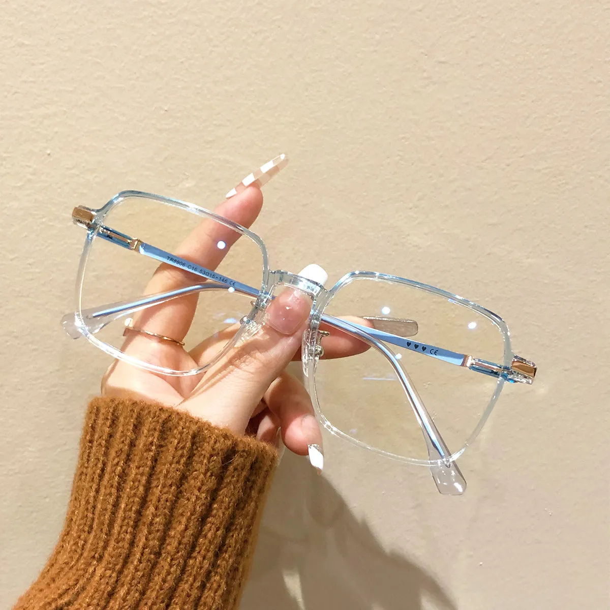 TXOME Star Clear Frame Glasses