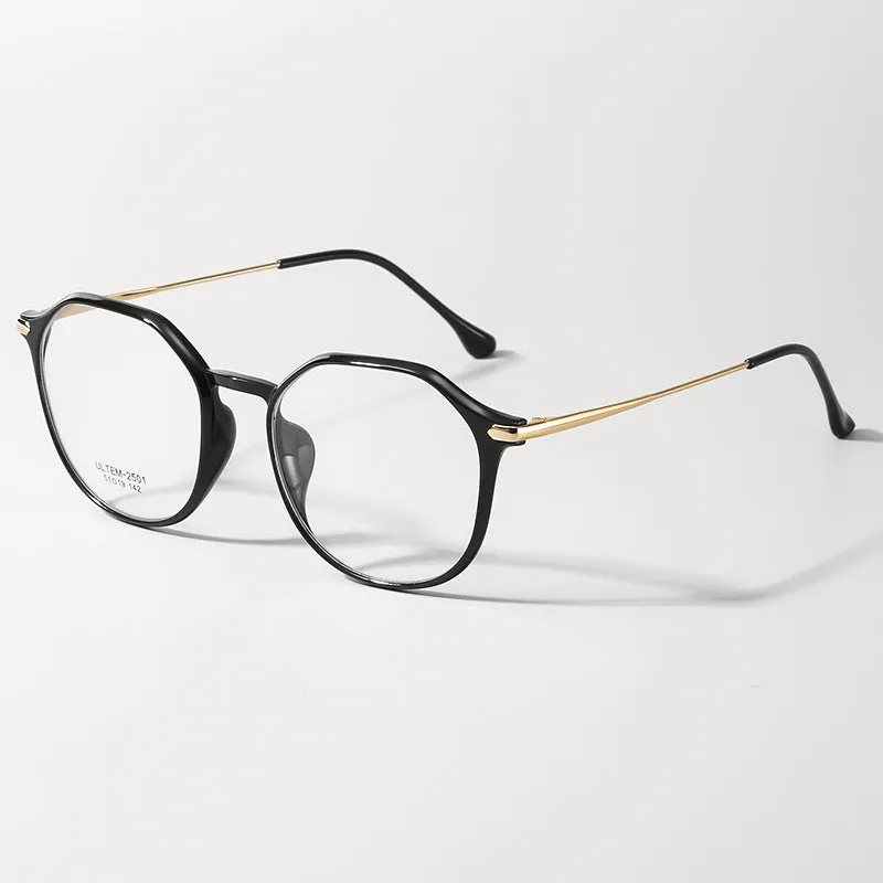 TXOME Susie Oversized Clear Frame Glasses