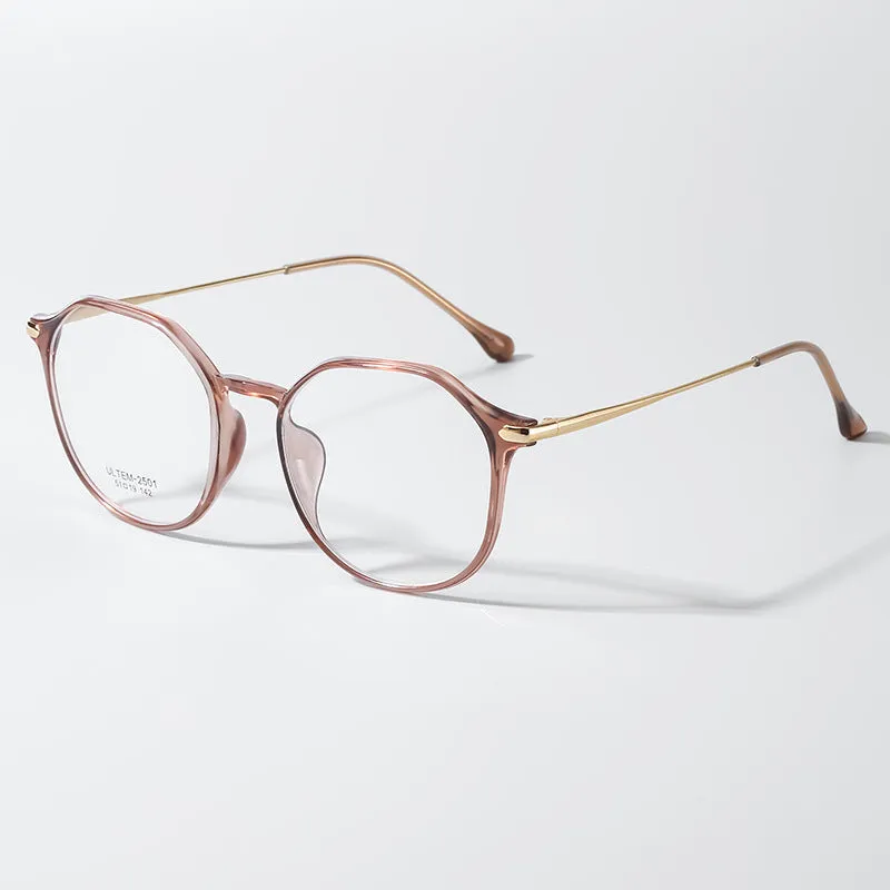 TXOME Susie Oversized Clear Frame Glasses