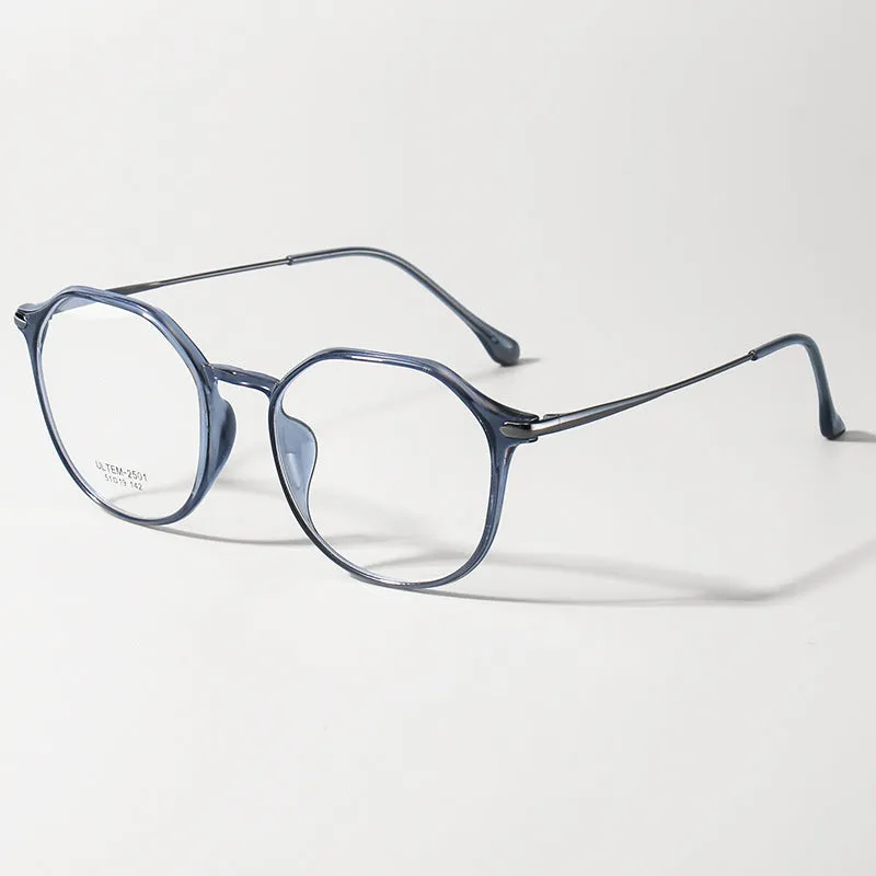 TXOME Susie Oversized Clear Frame Glasses