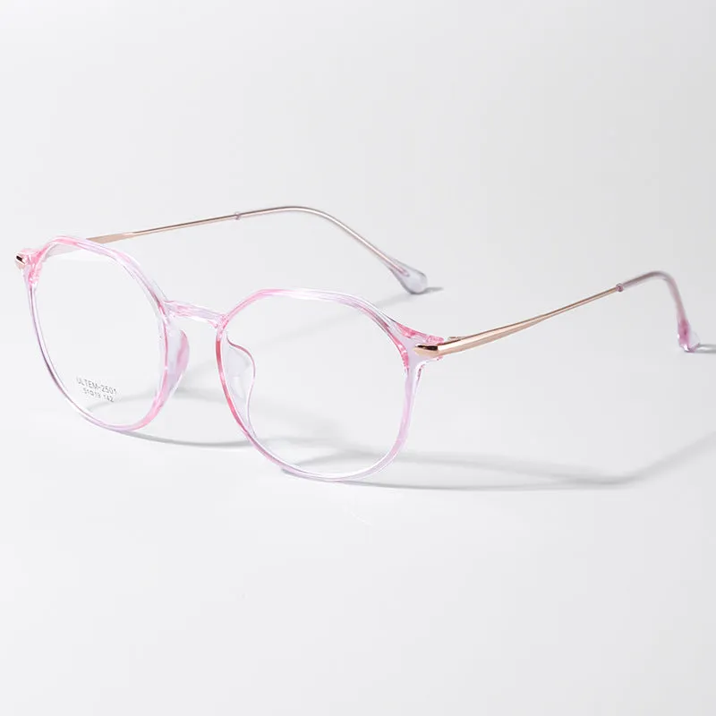 TXOME Susie Oversized Clear Frame Glasses