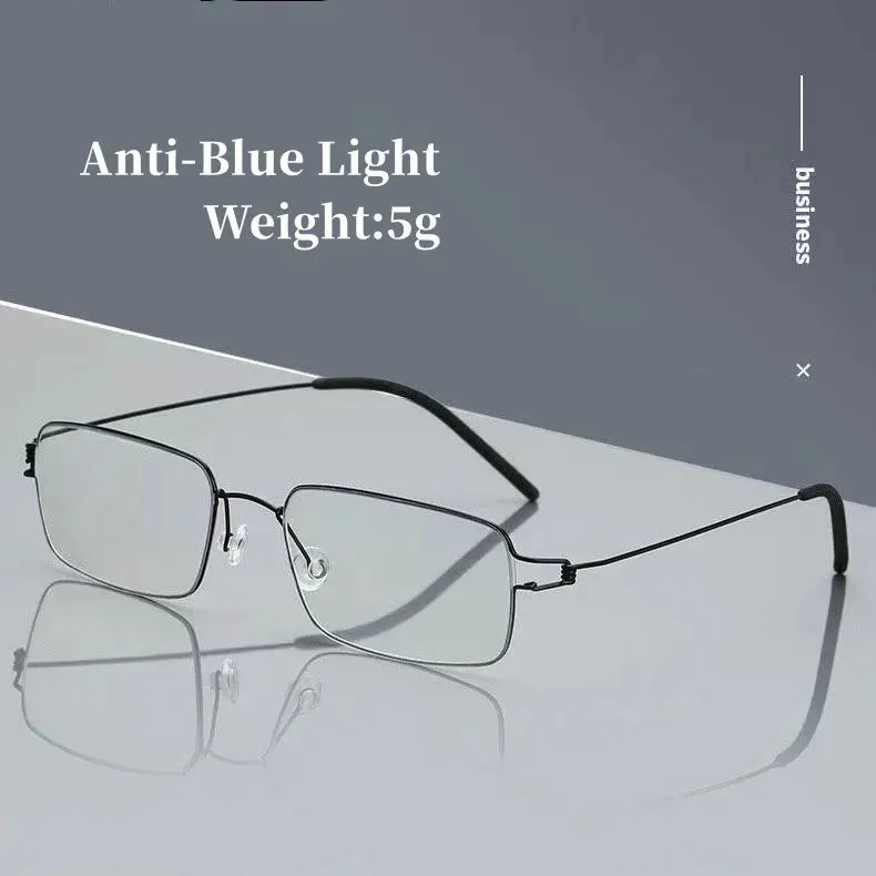 Ultralight- 5g- Anti Blue Light Rimless Reading Glasses