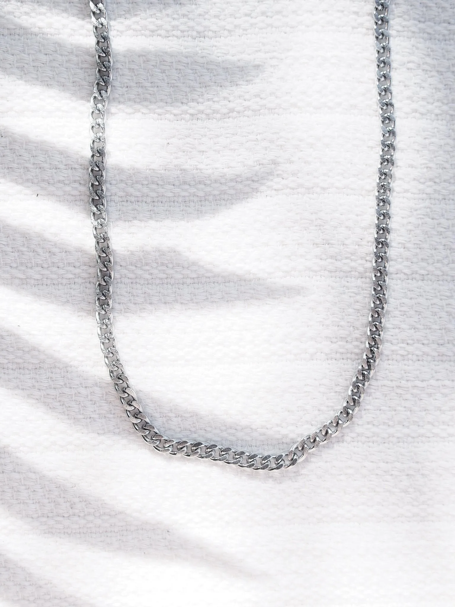 Unisex Men's Thick Stainless Steel Curb Chain - Ikaika