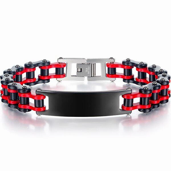 Cycolinks Gnarly Personalised Bike Chain ID Bracelet Evening Glam