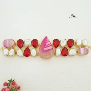 Valkyrie Glossy   Baroque Stone Choker