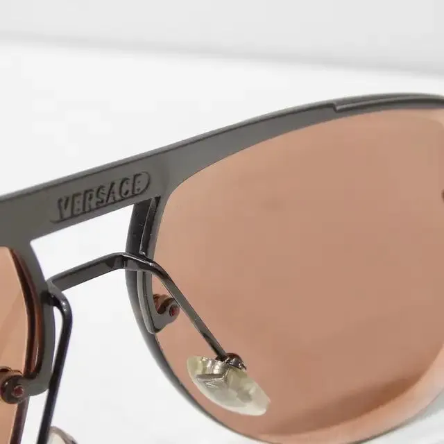 Versace 1990s Silver Sunglasses