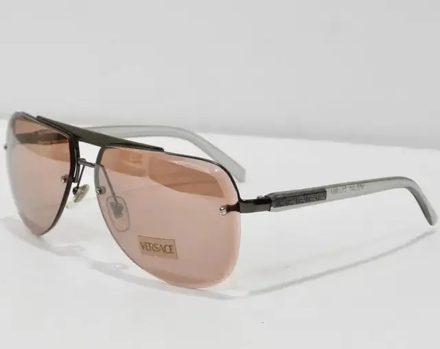 Versace 1990s Silver Sunglasses