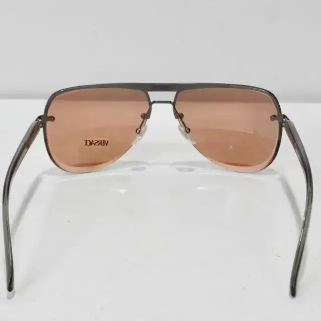 Versace 1990s Silver Sunglasses