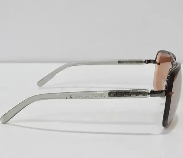 Versace 1990s Silver Sunglasses