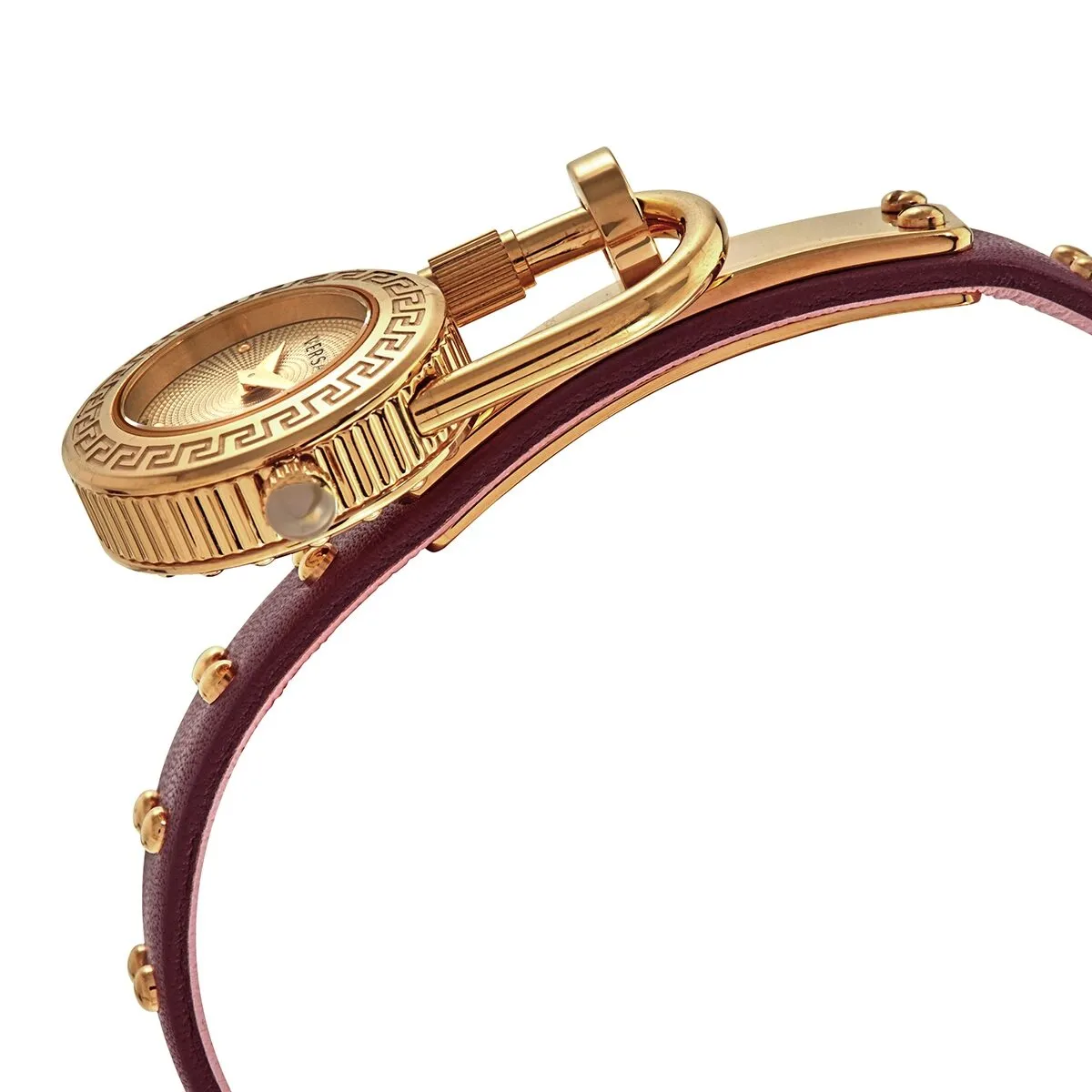 Versace Quartz Gold Dial Ladies Watch VEDW00319