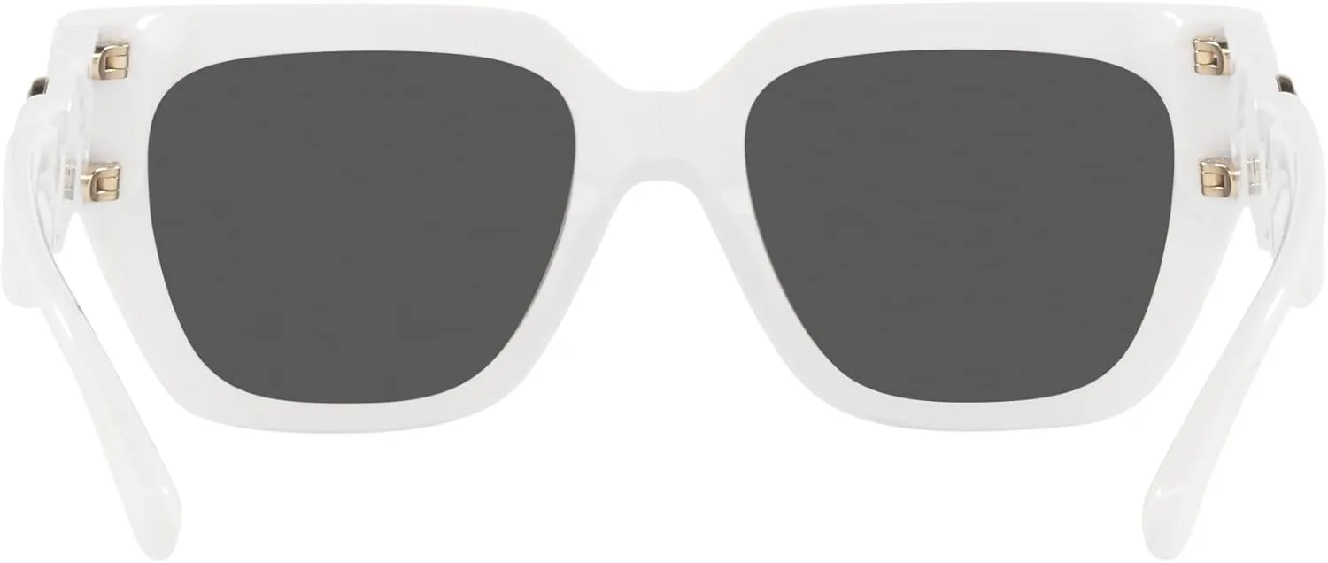 Versace Woman Sunglasses Black Frame, Dark Grey Lenses, 53MM