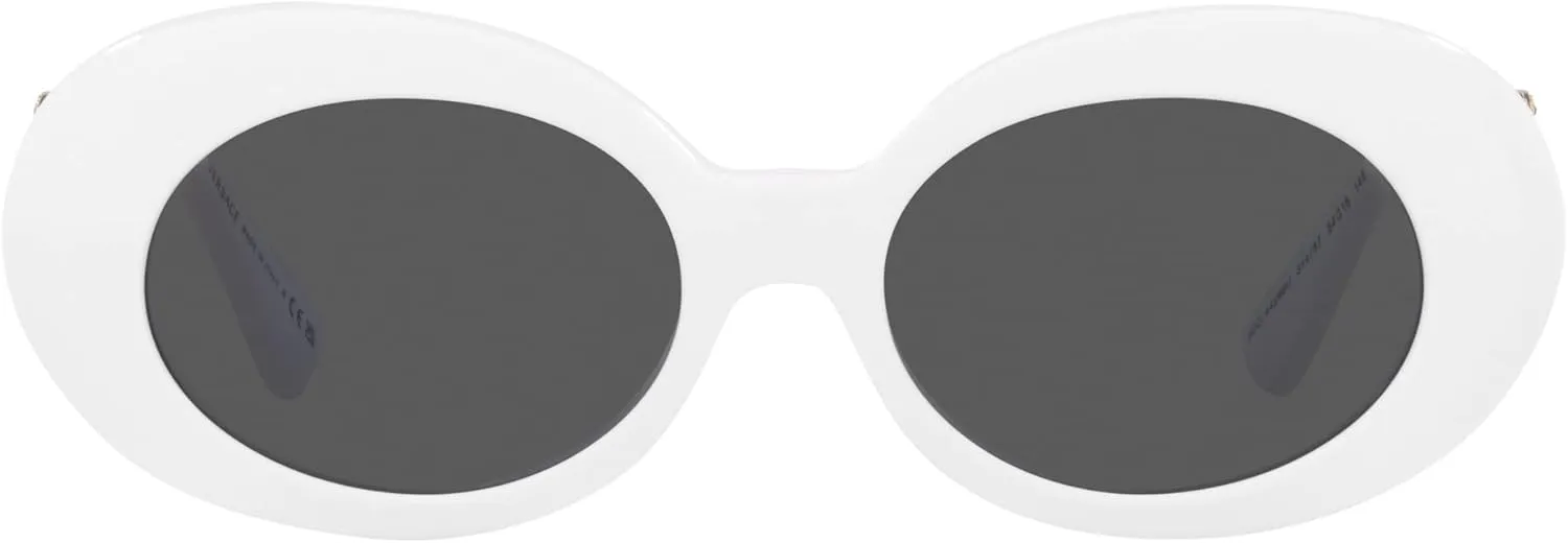Versace Woman Sunglasses Black Frame, Dark Grey Lenses, 54MM