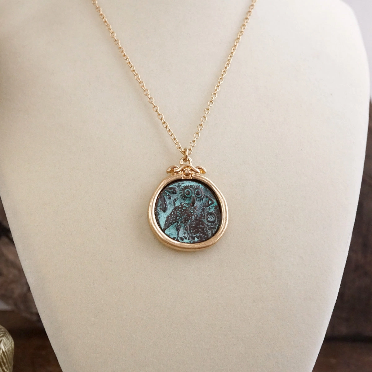 Wisdom??s Gaze ?C Ancient Greek Owl Coin Pendant Necklace Perfect Piece