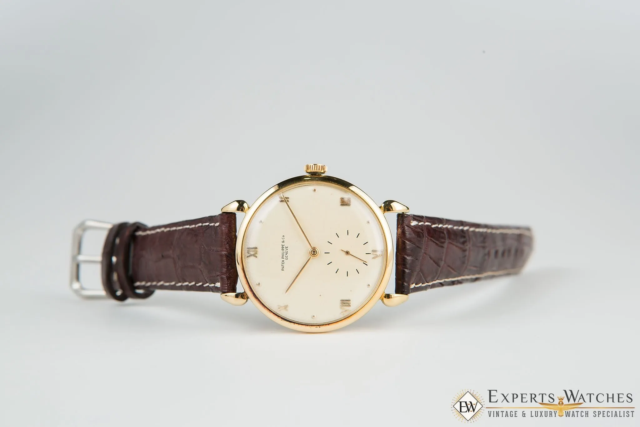 Vintage 1942 Patek Philippe Tear Drop 1509 Calatrava 18K Yellow Gold W/ Extract