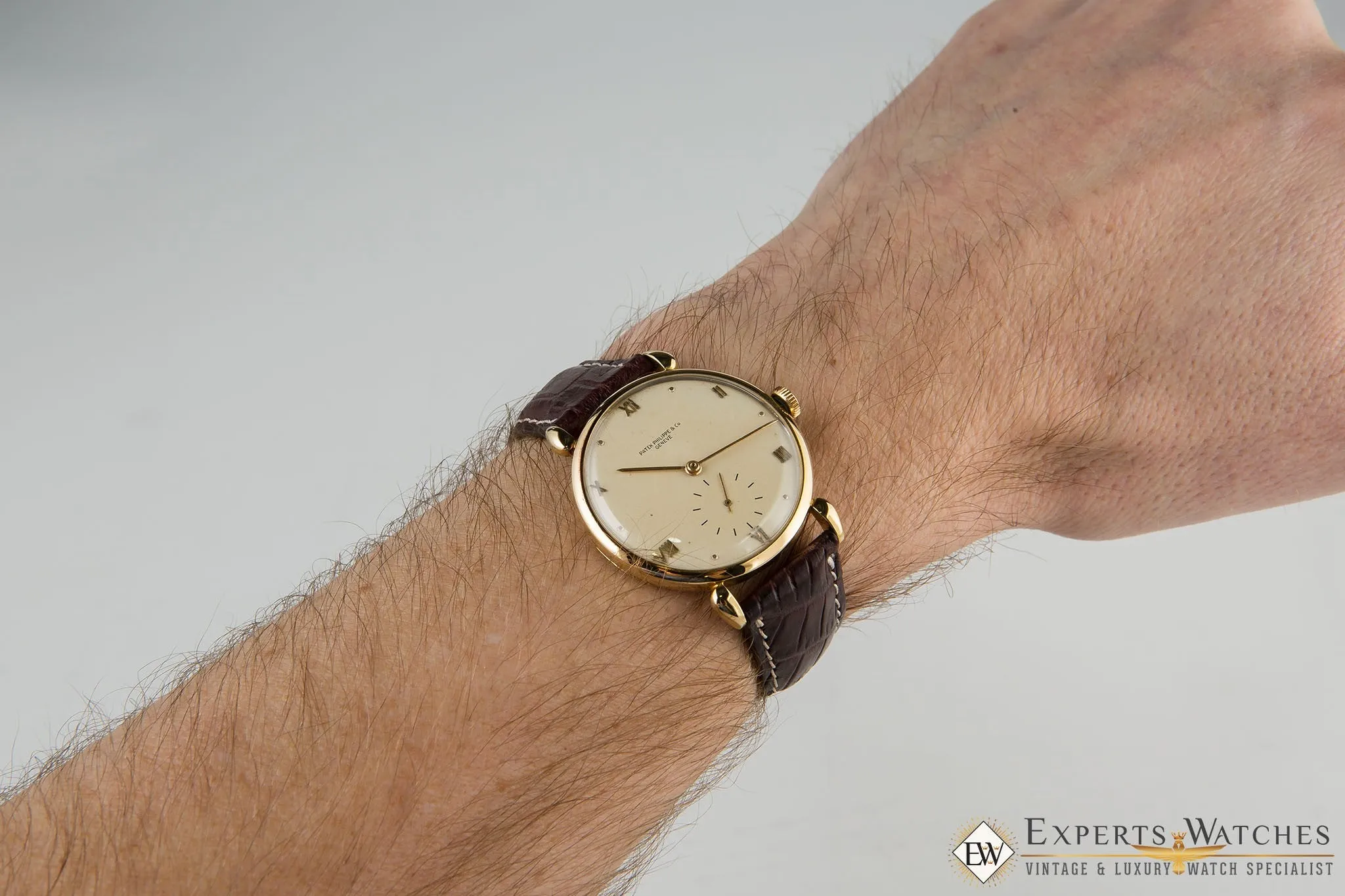 Vintage 1942 Patek Philippe Tear Drop 1509 Calatrava 18K Yellow Gold W/ Extract